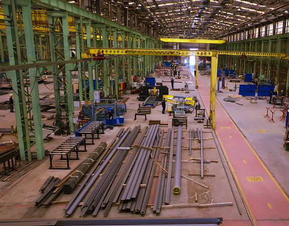 Steel manufacturing workshop