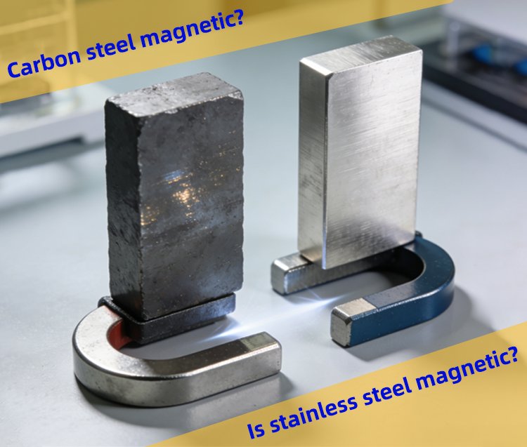 Some examples of magnetic and non-magnetic steels