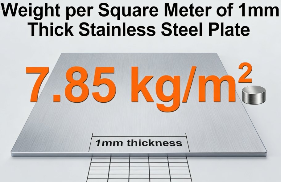 Discover the Weight of 1mm Thick Stainless Steel Plate per Square Meter!