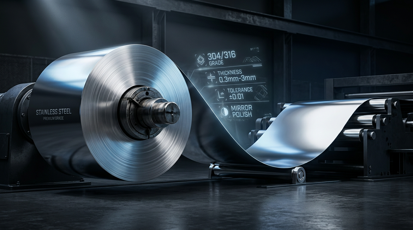 Premium 304/316 Stainless Steel Coils – Engineered for Excellence, Built to Last